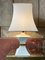 Lámpara de mesa grande atribuida a Gabriella Crespi, años 70, Imagen 3