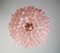 Murano Pink Petals Chandelier, 1990s 7