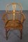 18th Century English Windsor Armchair with Low Back, Image 6
