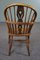 18th Century English Windsor Armchair with Low Back 4