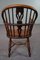 18th Century English Windsor Armchair with Low Back 4