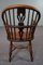 18th Century English Windsor Armchair with Low Back, Image 4