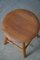 Mid-Century Modern Danish Round Stool in Beech, 1970s 4