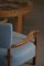 Danish Modern Curved Lounge Chair in Oak attributed to Viggo Boesen, 1950s 4