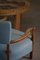Danish Modern Curved Lounge Chair in Oak attributed to Viggo Boesen, 1950s, Image 4