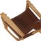 Ge-673 Rocking Chair in Brown Leather by Hans Wegner for Getama, 1990s, Image 5