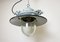 Grey Cast Aluminium Explosion Proof Lamp with Enameled Shade from Elektrosvit, 1970s 12