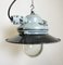 Grey Cast Aluminium Explosion Proof Lamp with Enameled Shade from Elektrosvit, 1970s 10