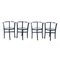 Black Oak Dining Chairs, Fomer Czechoslovakia 1930s, Set of 4, Image 1