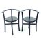 Black Oak Dining Chairs, Fomer Czechoslovakia 1930s, Set of 4 15