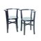 Black Oak Dining Chairs, Fomer Czechoslovakia 1930s, Set of 4 17