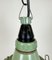 Industrial Soviet Green Pendant Light, 1960s 4