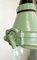 Lámpara colgante soviética industrial verde, años 60, Imagen 9