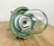 Lámpara colgante soviética industrial verde, años 60, Imagen 14