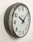 Vintage French Grey Factory Wall Clock from Brillié, 1950s 3