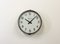 Horloge Murale d'Usine Vintage Grise de Brillié, France, 1950s 2