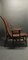 Curved Wood and Rattan Lounge Chair, 1940s, Image 11