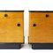 Mid-Century Bedside Tables in Oak with Glass Tops from Up Závody, 1960s, Set of 2 12