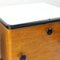 Mid-Century Bedside Tables in Oak with Glass Tops from Up Závody, 1960s, Set of 2, Image 11