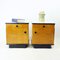 Mid-Century Bedside Tables in Oak with Glass Tops from Up Závody, 1960s, Set of 2 17