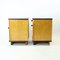 Mid-Century Bedside Tables in Oak with Glass Tops from Up Závody, 1960s, Set of 2, Image 5