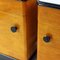 Mid-Century Bedside Tables in Oak with Glass Tops from Up Závody, 1960s, Set of 2, Image 10