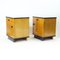 Mid-Century Bedside Tables in Oak with Glass Tops from Up Závody, 1960s, Set of 2, Image 6