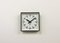 Black Industrial Square Wall Clock from Pragotron, 1970s, Image 2