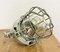 Industrial Grey Bunker Ceiling Light with Iron Cage from Elektrosvit, 1970s 12