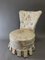 Napoleon III Toad Chair in Embroidered Silk, 1920s 1