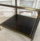 Square Double Top Coffee Table in Bronze from Maison Charles, 1950s, Image 5