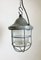 Industrial Grey Bunker Cage Light from Polam Gdansk, 1970s 7