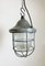 Industrial Grey Bunker Cage Light from Polam Gdansk, 1970s, Image 7