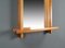 Large Pine Mirror in the style of Roland Wilhelmsson, Sweden, 1960s 13