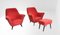 Lounge Chairs & Ottoman, 1950s, Set of 3 1