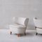 Mid-Century Lounge Chairs attributed to Otto Schulz, Set of 2 3