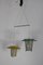 Italian Hanging Lamp with Two Lanterns, 1950s, Image 1