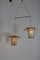Italian Hanging Lamp with Two Lanterns, 1950s 3