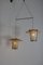 Italian Hanging Lamp with Two Lanterns, 1950s, Image 3