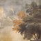 Grande paesaggio, tempera su carta, 1780, con cornice, Immagine 10