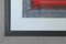 Black and Red Composition, Color Lithograph, 1970s, Framed 5