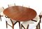 Danish Round Dining Table in Teak with Butterfly Top, 1960s 12