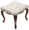 19th Century Upholstered Rosewood Stool, Image 1