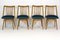 Oak Dining Chairs from Interier Praha, 1960s, Set of 4 1