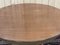 English Round Table in Mahogany, 1950s, Image 7