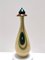 Postmodern Encased and Hand-Blown Glass Decanter Bottle, Italy, 1960s 1