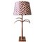 Leaf Lamp with Leopard Lampshade by Gand & C Interiors, Image 5
