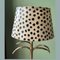 Leaf Lamp with Leopard Lampshade by Gand & C Interiors 4