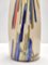 Postmodern Cylindric Encased and Hand-Blown Opaline Glass Vase, Italy, 1960s 11