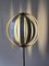 Lampada da terra in metallo cromato con paralume orientabile attribuita a Verner Panton, anni '70, Immagine 10